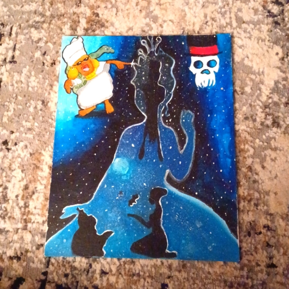 Princess and the frog painting
